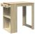 Masă de bar, stejar Sonoma, 102x70x103,5 cm, lemn prelucrat GartenMobel Dekor