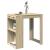Masă de bar, stejar Sonoma, 102x70x103,5 cm, lemn prelucrat GartenMobel Dekor