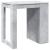 Masă de bar, gri beton, 102x70x103,5 cm, lemn prelucrat GartenMobel Dekor