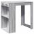 Masă de bar, Sonoma gri, 102x70x103,5 cm, lemn prelucrat GartenMobel Dekor