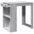 Masă de bar, Sonoma gri, 102x70x103,5 cm, lemn prelucrat GartenMobel Dekor