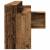 Birou cu lumini LED, lemn vechi, 200x104x91 cm, lemn prelucrat GartenMobel Dekor
