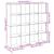 Bibliotecă, gri beton, 137,5x29x137,5 cm, lemn prelucrat GartenMobel Dekor
