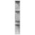 Bibliotecă, gri beton, 92x29x188 cm, lemn prelucrat GartenMobel Dekor