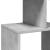 Bibliotecă, gri beton, 92x29x188 cm, lemn prelucrat GartenMobel Dekor
