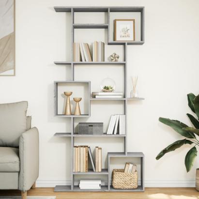 Bibliotecă, gri sonoma, 92x29x188 cm, lemn prelucrat GartenMobel Dekor