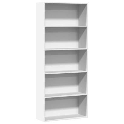 Bibliotecă, alb, 80x30x189 cm, lemn prelucrat GartenMobel Dekor