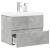 Set mobilier de baie, 2 piese, gri beton, lemn compozit GartenMobel Dekor
