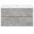 Set mobilier de baie, 2 piese, gri beton, lemn compozit GartenMobel Dekor