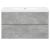 Set mobilier de baie, 2 piese, gri beton, lemn compozit GartenMobel Dekor