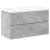 Set mobilier de baie, 2 piese, gri beton, lemn compozit GartenMobel Dekor