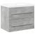 Set mobilier de baie, 2 piese, gri beton, lemn compozit GartenMobel Dekor