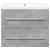 Set mobilier de baie, 2 piese, gri beton, lemn compozit GartenMobel Dekor
