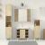 Set mobilier de baie, 4 piese, stejar sonoma, lemn prelucrat GartenMobel Dekor