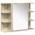 Set mobilier de baie, 4 piese, stejar sonoma, lemn prelucrat GartenMobel Dekor