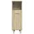 Set mobilier de baie, 4 piese, stejar sonoma, lemn prelucrat GartenMobel Dekor