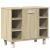 Set mobilier de baie, 4 piese, stejar sonoma, lemn prelucrat GartenMobel Dekor