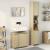Set mobilier de baie, 3 piese, stejar sonoma, lemn prelucrat GartenMobel Dekor