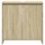 Set mobilier de baie, 3 piese, stejar sonoma, lemn prelucrat GartenMobel Dekor