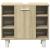 Set mobilier de baie, 3 piese, stejar sonoma, lemn prelucrat GartenMobel Dekor