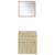 Set mobilier de baie, 4 piese, stejar sonoma, lemn prelucrat GartenMobel Dekor