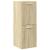 Set mobilier de baie, 4 piese, stejar sonoma, lemn prelucrat GartenMobel Dekor