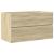 Set mobilier de baie, 3 piese, stejar sonoma, lemn prelucrat GartenMobel Dekor