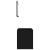 Set mobilier de baie, 2 piese, negru, PAL GartenMobel Dekor