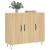 Dulap, stejar sonoma, 90x34x80 cm, lemn compozit GartenMobel Dekor
