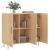 Dulap, stejar sonoma, 90x34x80 cm, lemn compozit GartenMobel Dekor