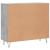 Dulap, gri beton, 90x34x80 cm, lemn compozit GartenMobel Dekor