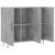 Dulap, gri beton, 90x34x80 cm, lemn compozit GartenMobel Dekor
