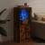 Servantă cu lumini LED, stejar fumuriu, 41x37x100 cm GartenMobel Dekor