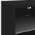 Comodă TV de perete cu lumini LED, negru, 30x28,5x30 cm GartenMobel Dekor