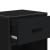 Noptiere, 2 buc., negru, 40x31x50 cm, lemn prelucrat GartenMobel Dekor