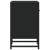 Noptiere, 2 buc., negru, 40x31x50 cm, lemn prelucrat GartenMobel Dekor