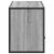 Dulap TV, gri sonoma, 100x31x39,5 cm, lemn prelucrat și metal GartenMobel Dekor