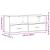 Dulap TV, gri sonoma, 100x31x39,5 cm, lemn prelucrat și metal GartenMobel Dekor