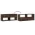 Dulap TV, stejar maro, 100x31x39,5 cm, lemn prelucrat și metal GartenMobel Dekor