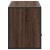 Dulap TV, stejar maro, 100x31x39,5 cm, lemn prelucrat și metal GartenMobel Dekor