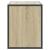 Dulap TV stejar sonoma, 100x31x39,5 cm, lemn prelucrat și metal GartenMobel Dekor