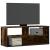 Dulap TV stejar fumuriu 100x31x39,5 cm, lemn prelucrat și metal GartenMobel Dekor