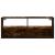 Dulap TV stejar fumuriu 100x31x39,5 cm, lemn prelucrat și metal GartenMobel Dekor