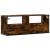 Dulap TV stejar fumuriu 100x31x39,5 cm, lemn prelucrat și metal GartenMobel Dekor