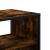 Dulap TV stejar fumuriu 100x31x39,5 cm, lemn prelucrat și metal GartenMobel Dekor