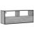 Dulap TV, gri sonoma, 100x31x39,5 cm, lemn prelucrat și metal GartenMobel Dekor