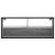 Dulap TV, gri sonoma, 100x31x39,5 cm, lemn prelucrat și metal GartenMobel Dekor