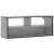 Dulap TV, gri sonoma, 100x31x39,5 cm, lemn prelucrat și metal GartenMobel Dekor