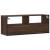 Dulap TV, stejar maro, 100x31x39,5 cm, lemn prelucrat și metal GartenMobel Dekor