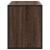 Dulap TV, stejar maro, 100x31x39,5 cm, lemn prelucrat și metal GartenMobel Dekor